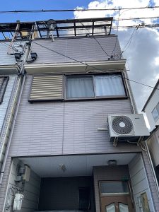 淀川区にて外壁塗装のお問い合わせを頂きましたので現場調査へいってきました