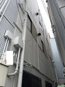 淀川区にて４階建てビルの現場調査へ行ってきました