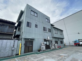 東大阪市にて外装工事のお問い合わせをいただきましたので現場調査へ