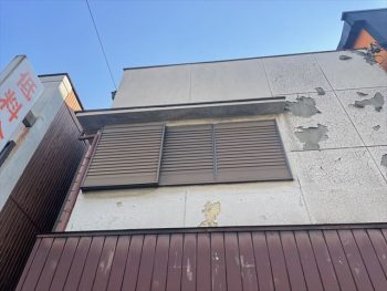 淀川区にて外壁の劣化が気になられるとのお問い合わせをいただきましたので現場調査してきました。