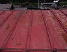 サビが見える(トタン屋根) イメージ画像