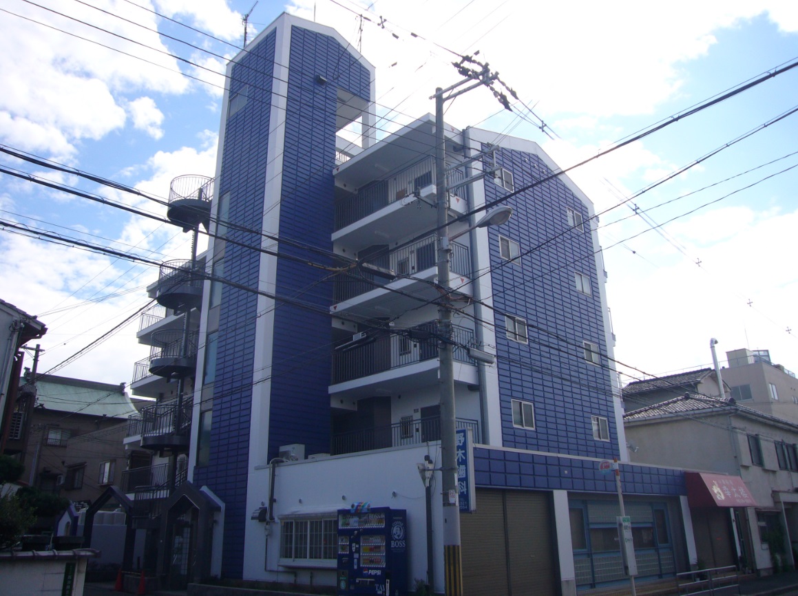 豊中市施工例　外壁フッソ塗装・屋根シングル瓦葺き