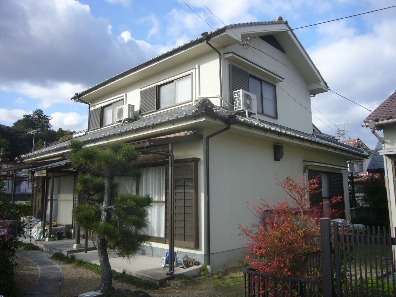 神戸市　外壁シリコン塗装工事