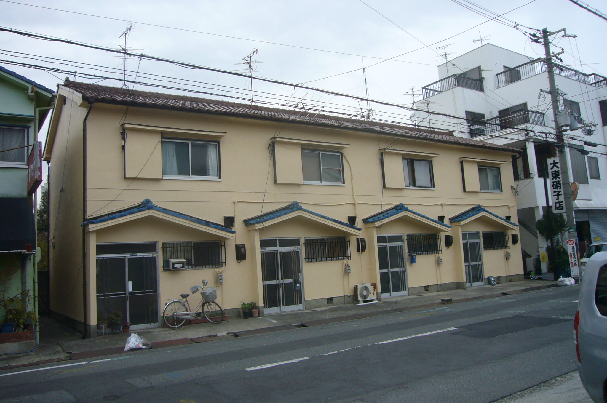 茨木市　外壁シリコン塗装工事